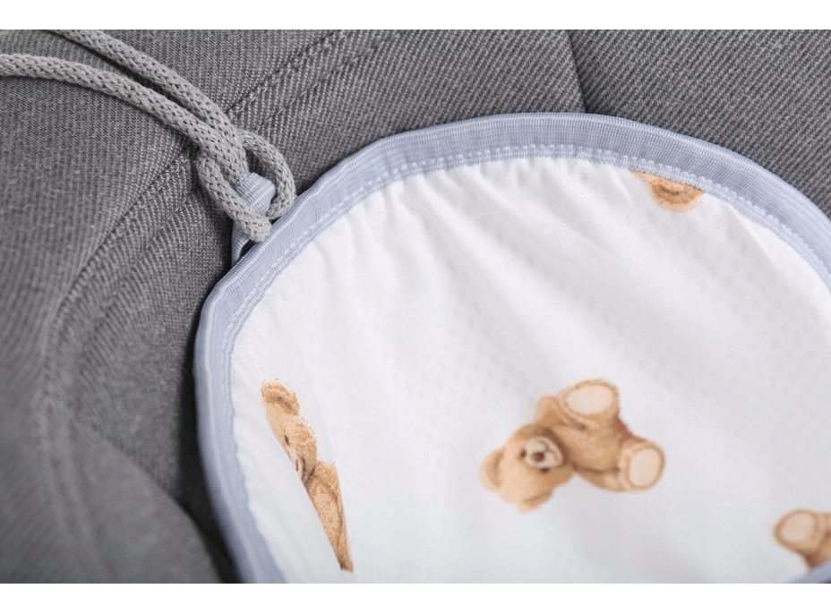 Vložka proti pocení BABYMAM SUPER AIR 3D do autosedačky/kočárku - Medvídek Teddy