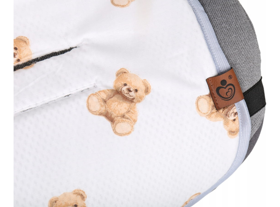 Vložka proti pocení BABYMAM SUPER AIR 3D do autosedačky/kočárku - Medvídek Teddy