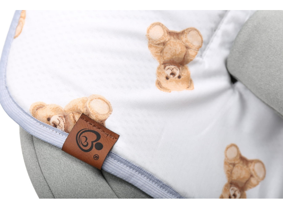 Vložka proti pocení BABYMAM SUPER AIR 3D do autosedačky/kočárku - Medvídek Teddy