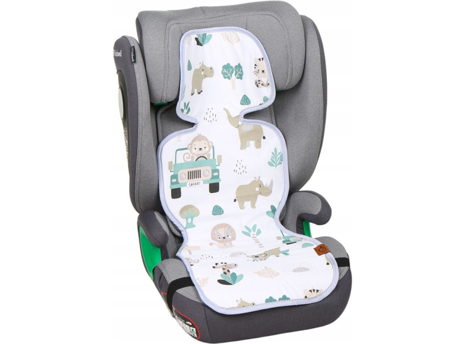 Vložka proti pocení BABYMAM SUPER AIR 3D do autosedačky/kočárku - Na safari