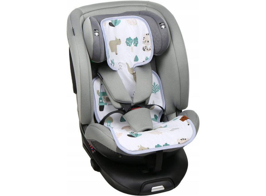 Vložka proti pocení BABYMAM SUPER AIR 3D do autosedačky/kočárku - Na safari