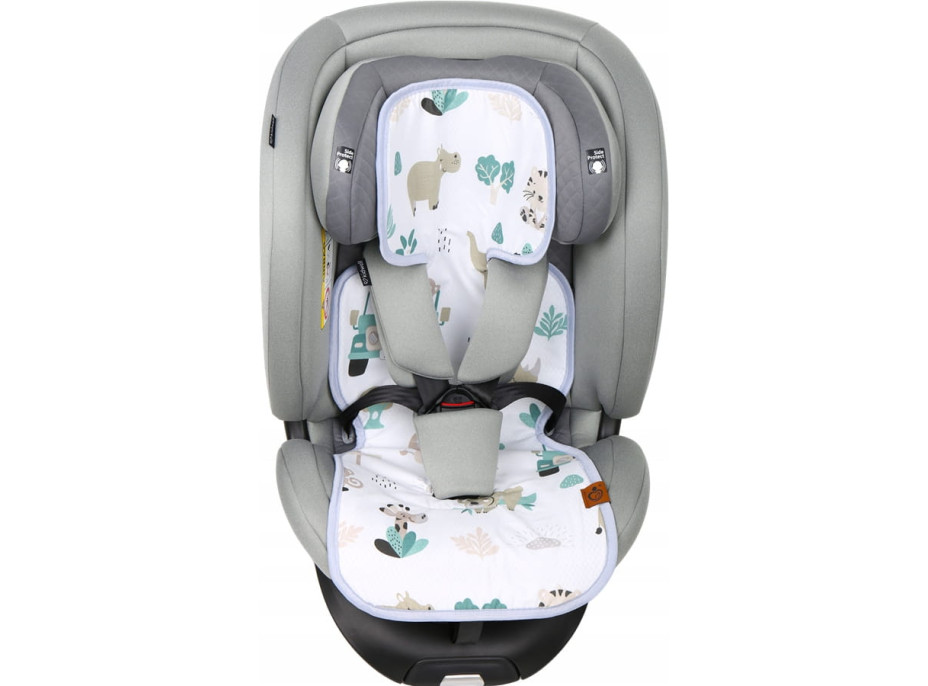 Vložka proti pocení BABYMAM SUPER AIR 3D do autosedačky/kočárku - Na safari