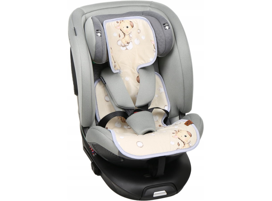 Vložka proti pocení BABYMAM SUPER AIR 3D do autosedačky/kočárku - Žirafa