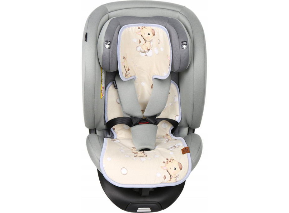 Vložka proti pocení BABYMAM SUPER AIR 3D do autosedačky/kočárku - Žirafa