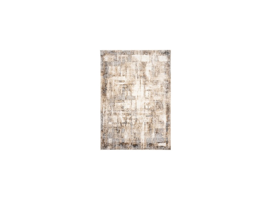 Kusový koberec HERA Pattern - hnědý/krémový