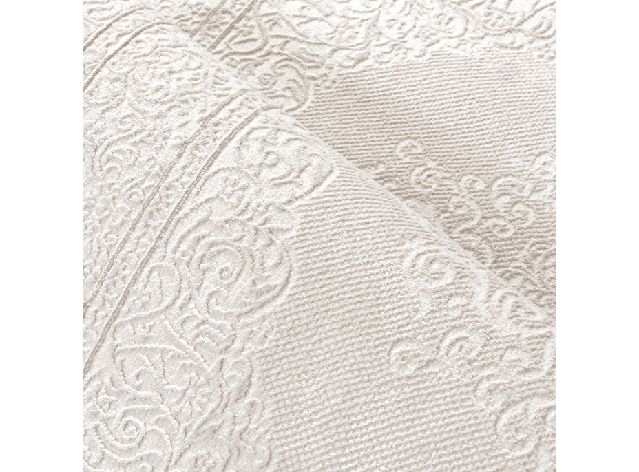 Kusový koberec HERA Noble - bílý