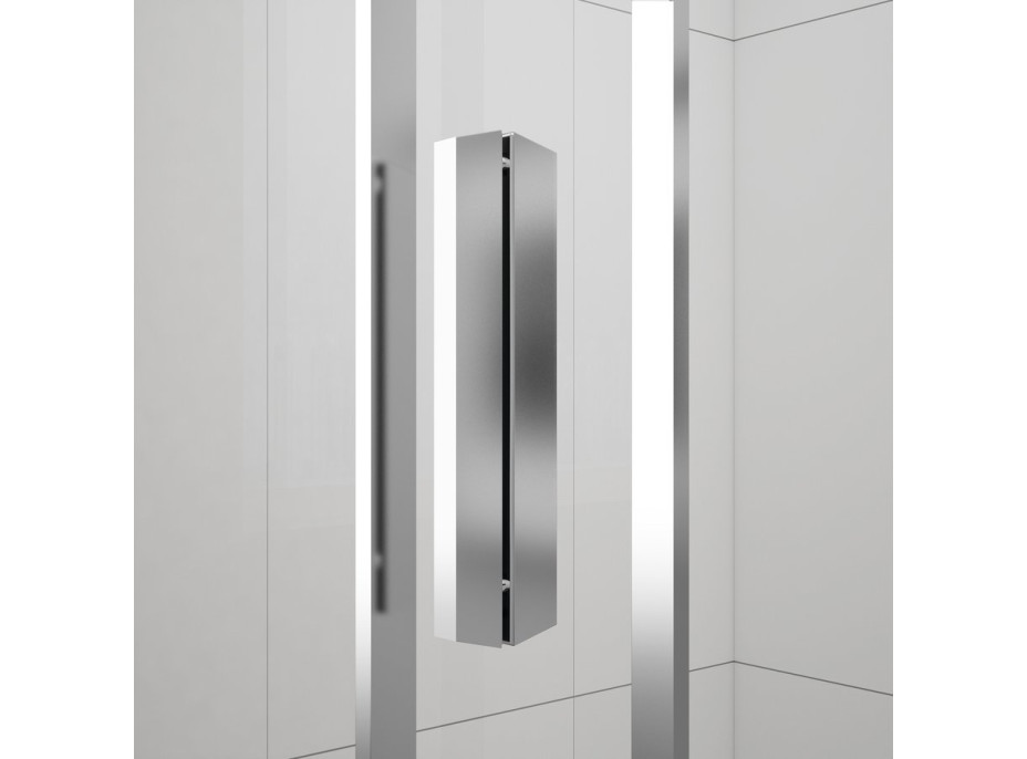 Polysan EASY půlkruhová sprchová zástěna 1000x1000mm EL4715