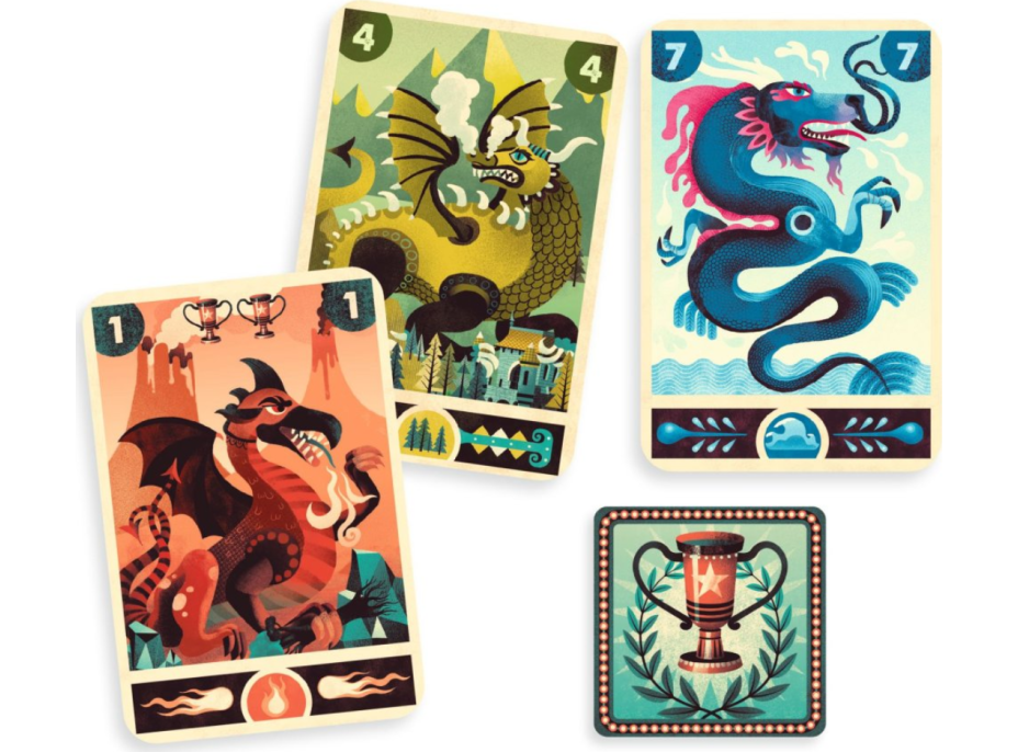 DJECO Karetní hra Dragon deck