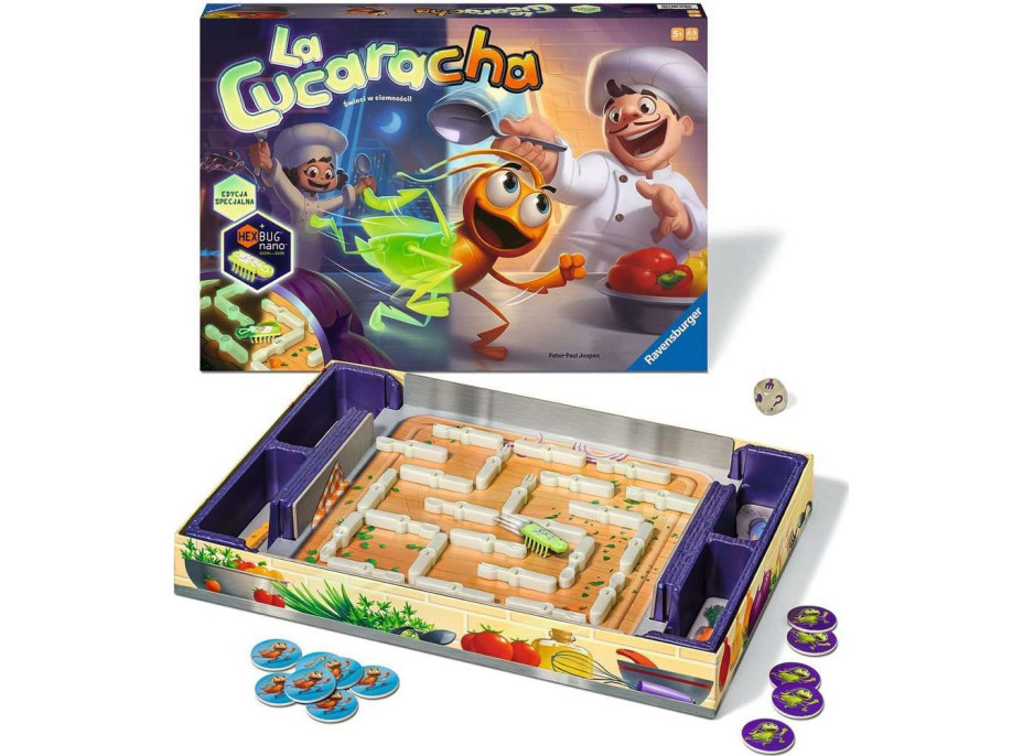 RAVENSBURGER Hra La Cucaracha Noční edice 2v1