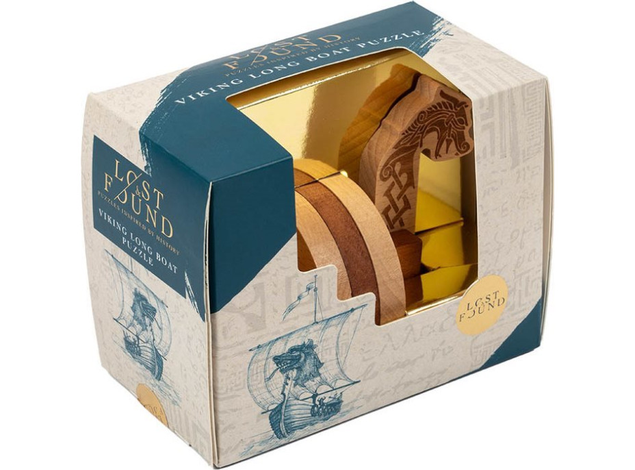 PROFESSOR PUZZLE LOST&FOUND: Vikingská dračí loď
