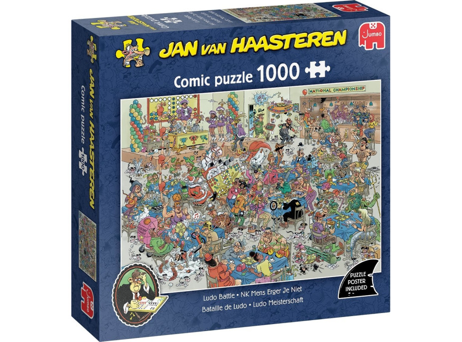 JUMBO Puzzle JvH Člověče, nezlob se bitva 1000 dílků