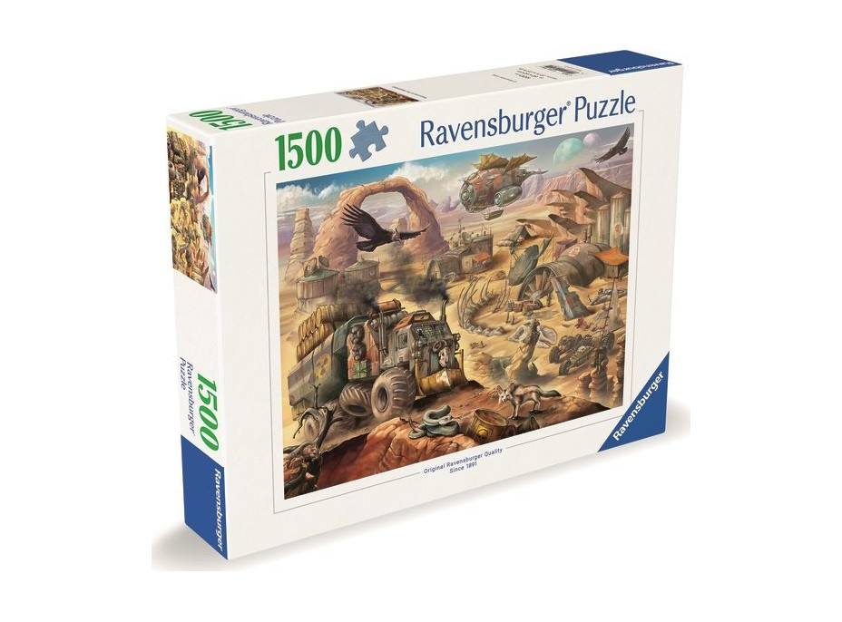RAVENSBURGER Puzzle Apokalyptická poušť 1500 dílků