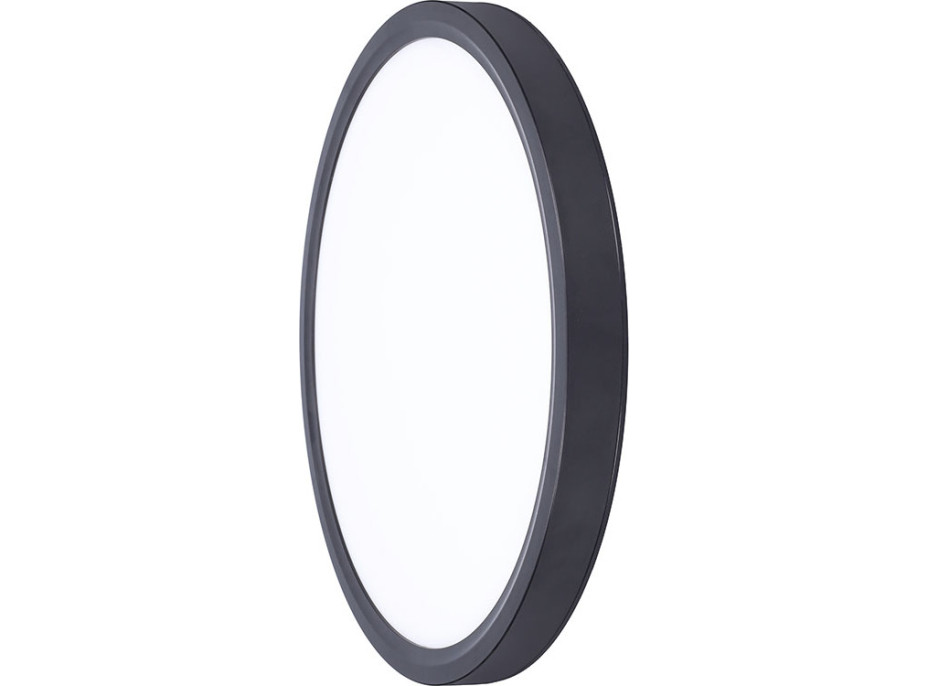 Solight LED osvětlení s dálkovým ovladačem Estela Black, 60W, 4500lm, 50cm, změna chromatičnosti, stmívatelné