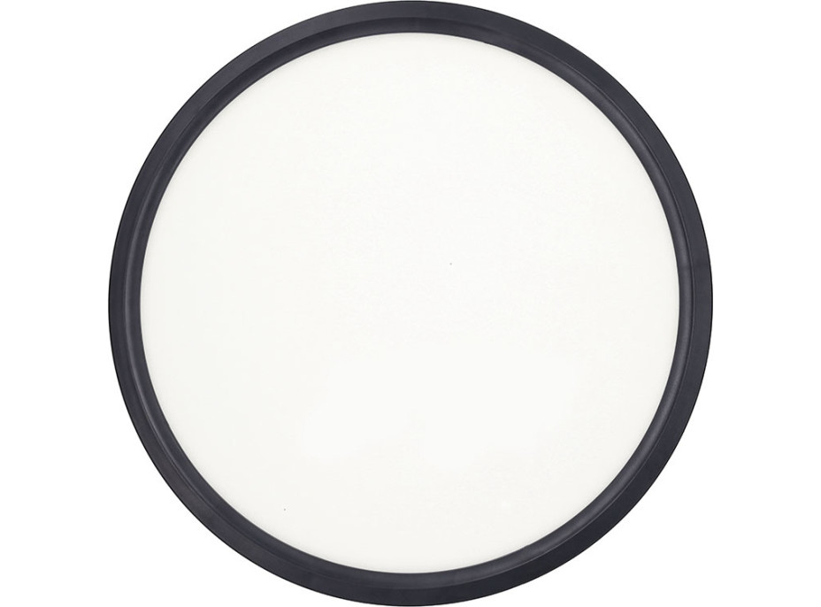 Solight LED osvětlení s dálkovým ovladačem Estela Black, 60W, 4500lm, 50cm, změna chromatičnosti, stmívatelné