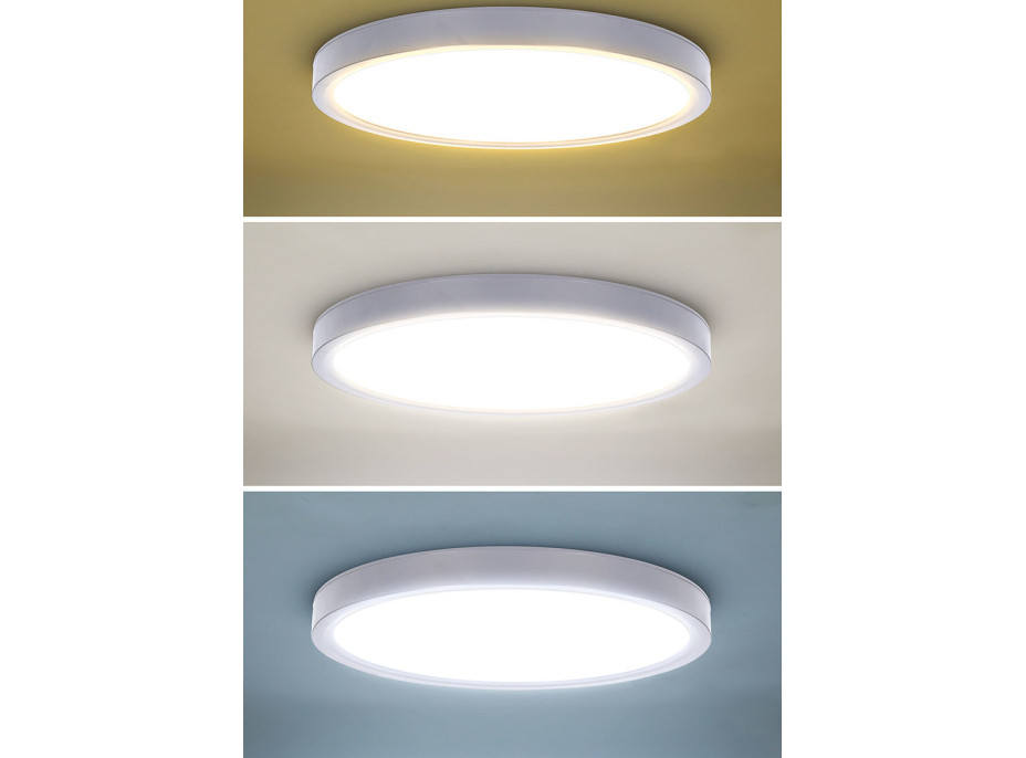 Solight LED osvětlení s dálkovým ovladačem Estela White, 60W, 4500lm, 50cm, změna chromatičnosti, stmívatelné