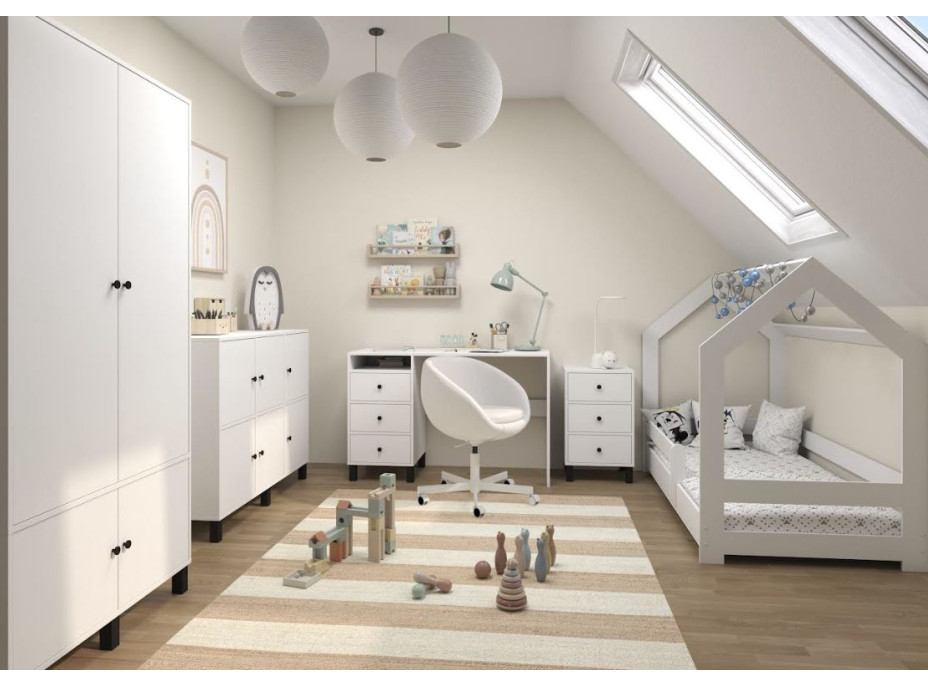 Toaletní stolek ELEGANT - bílý