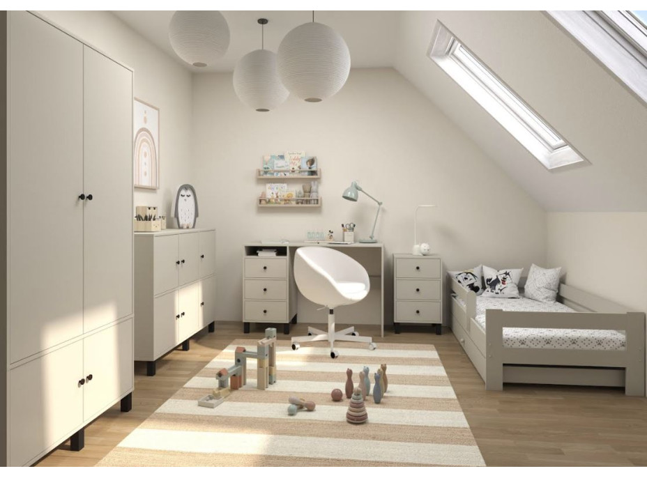 Psací stůl se šuplíkem ELEGANT - kašmírový