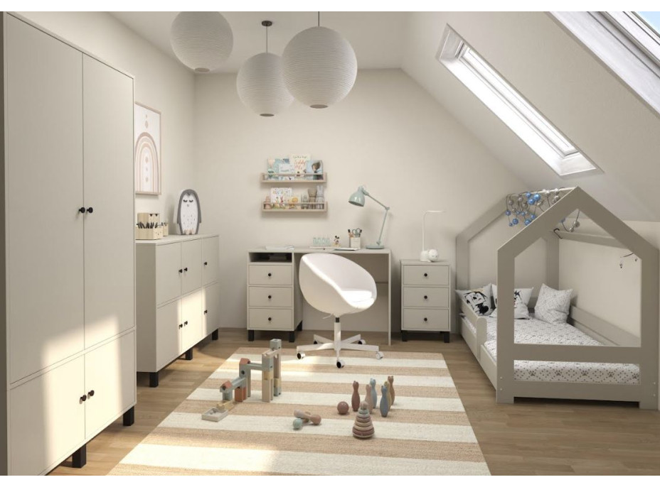 Psací stůl se šuplíkem ELEGANT - kašmírový
