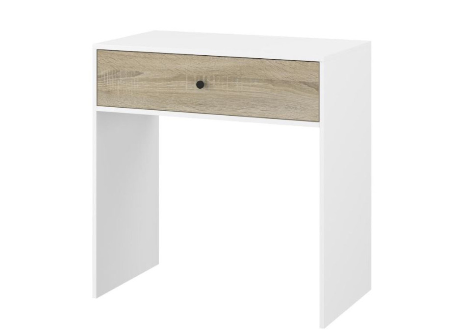 Psací stůl se šuplíkem ELEGANT - bílý/dub sonoma