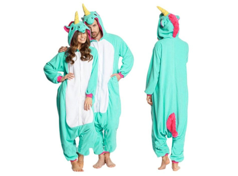 Overal KIGURUMI - jednorožec mátový