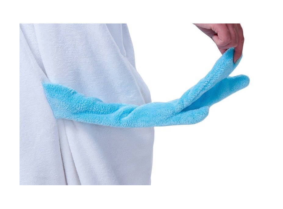 Overal KIGURUMI - jednorožec modrobílý