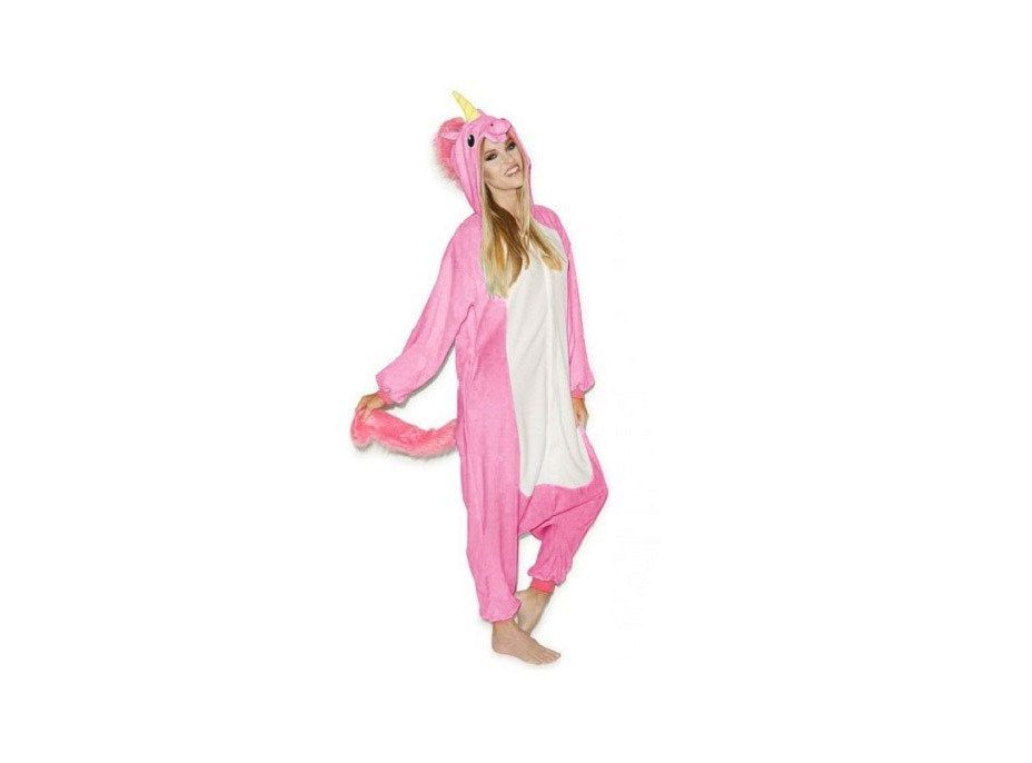 Overal KIGURUMI - jednorožec růžový