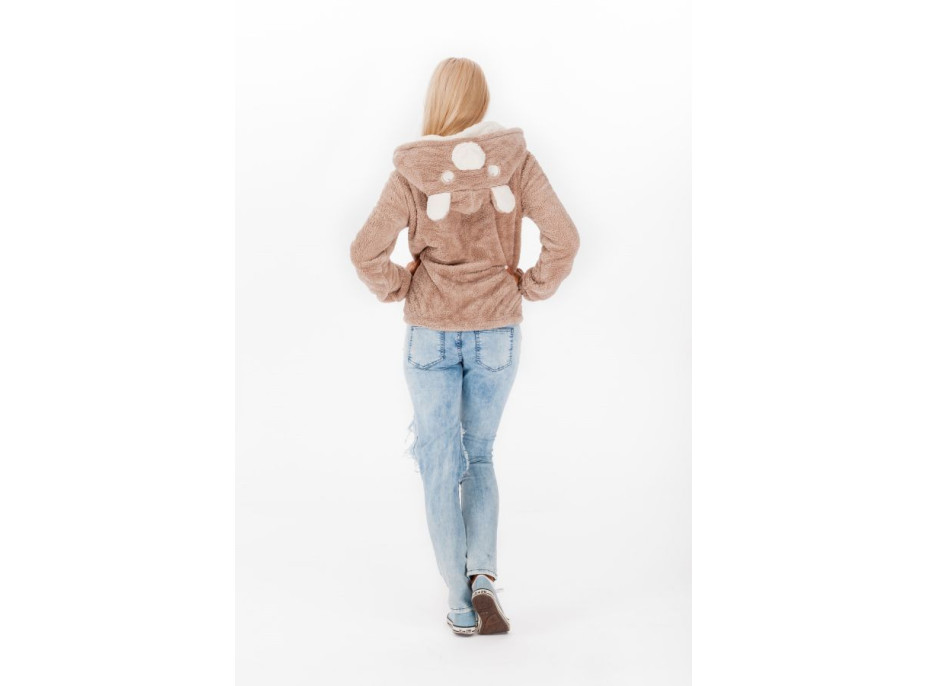 Plyšová mikina KIGU - medvídek