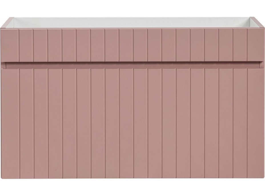 Koupelnová závěsná skříňka pod umyvadlo ICON - rose - 80 cm