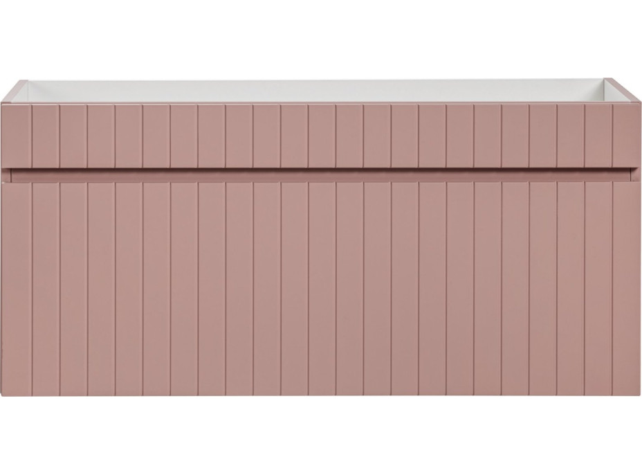 Koupelnová závěsná skříňka pod umyvadlo ICON - rose - 100 cm