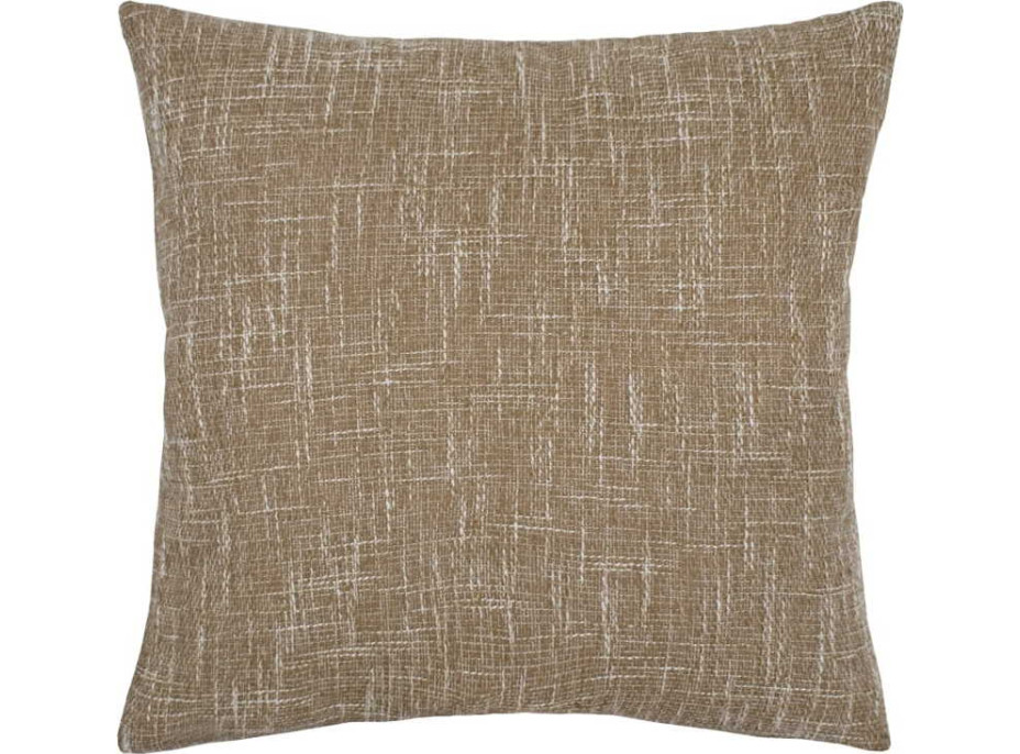 Povlak na polštář LOOM 43x43 cm - hnědý