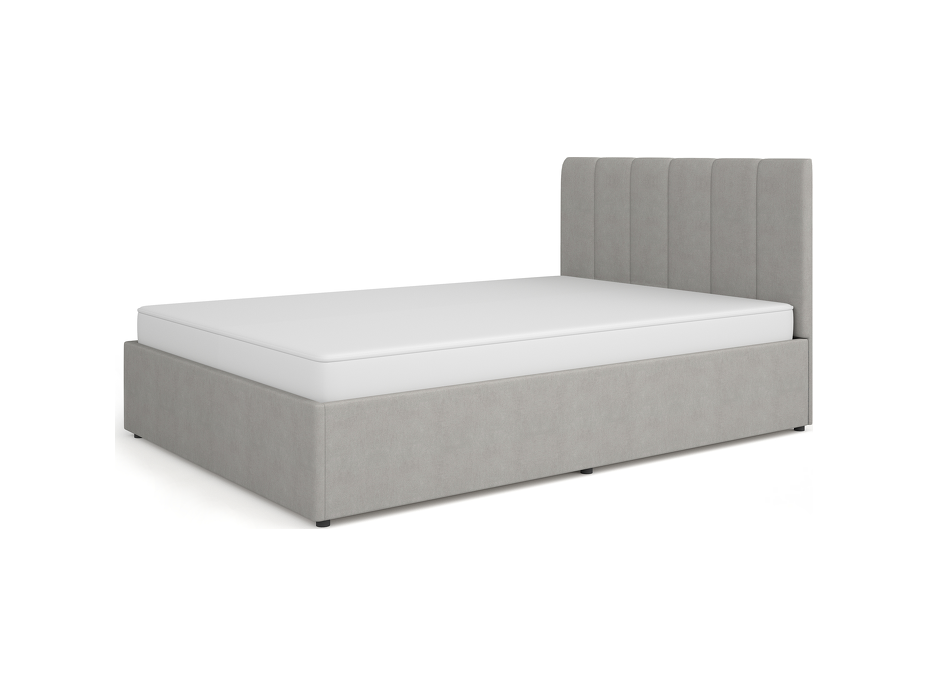 Postel MOSSA MO12 s úložným prostorem - 200x140 cm - šedá