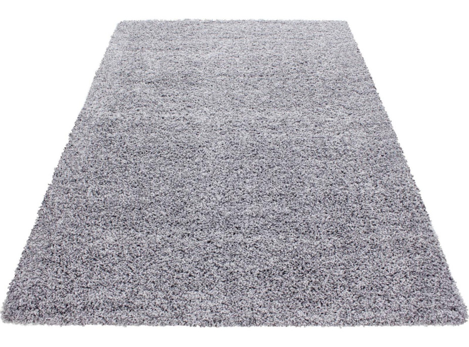 Kusový koberec Life Shaggy 1500 light grey, 60x110 cm