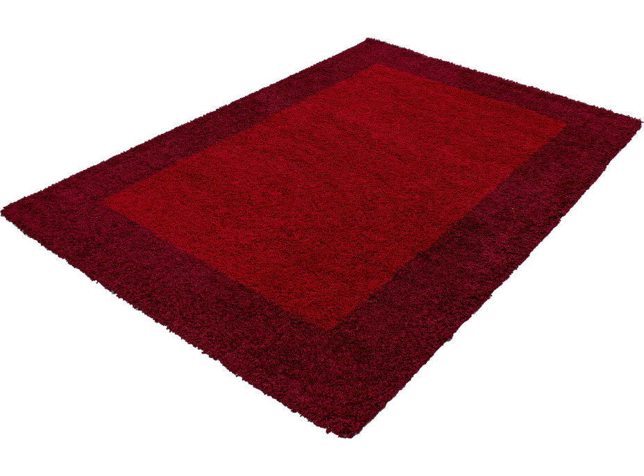 Kusový koberec Life Shaggy 1503 red, 60x110 cm