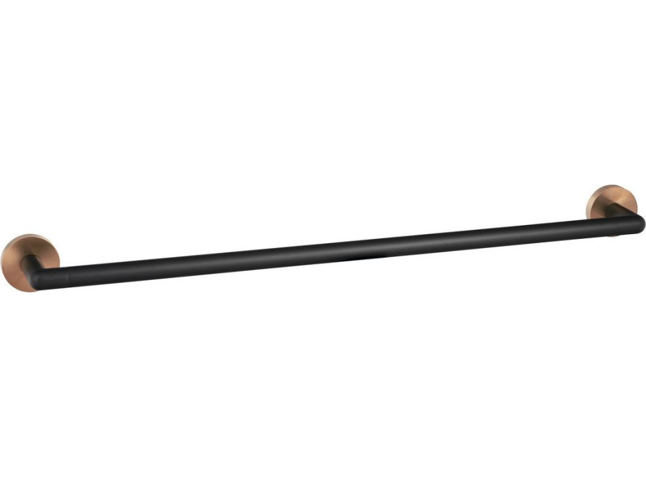 Sapho LARISSA držák ručníků 600mm, černá/měď mat WS010BC