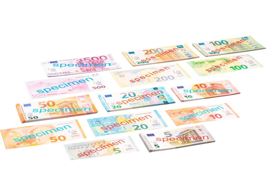 Wissner Hrací peníze Eura 140 ks