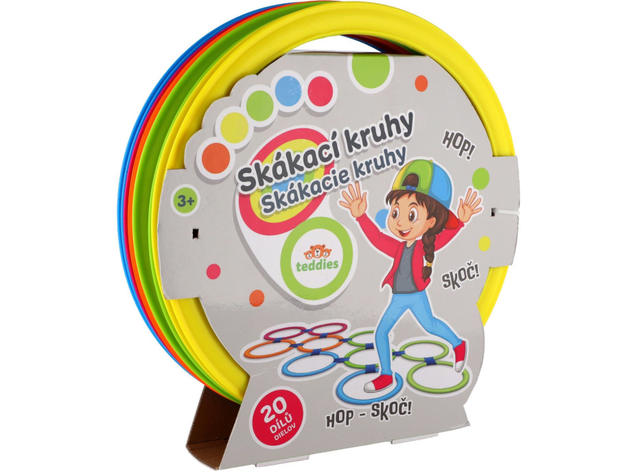 TEDDIES Barevné skákací kruhy