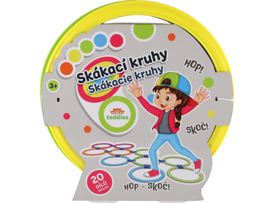 TEDDIES Barevné skákací kruhy