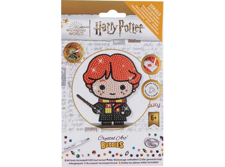 CRYSTAL ART Diamantové malování Harry Potter: Ron Weasley