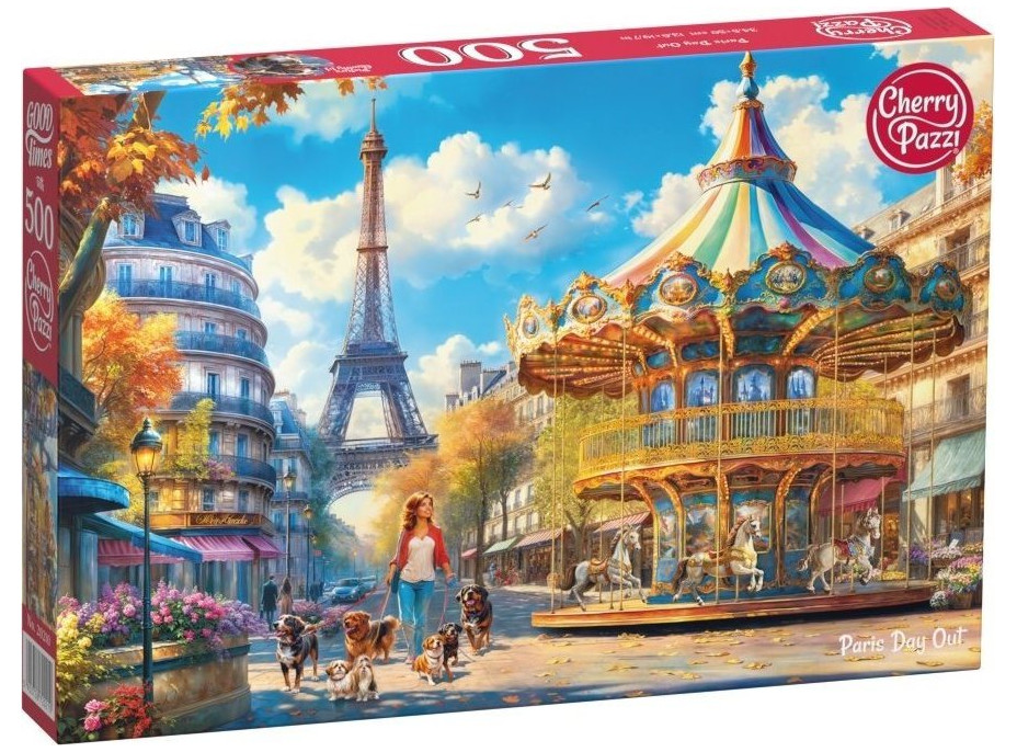 CHERRY PAZZI Puzzle Den v Paříži 500 dílků