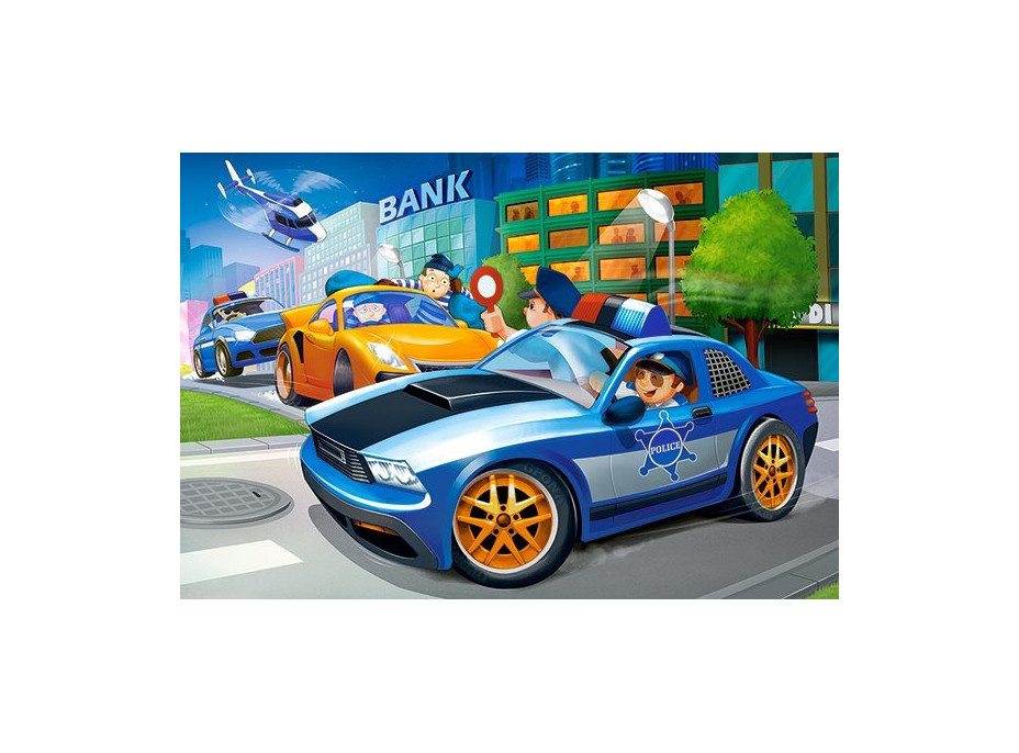 CASTORLAND Puzzle Policejní zásah MAXI 40 dílků