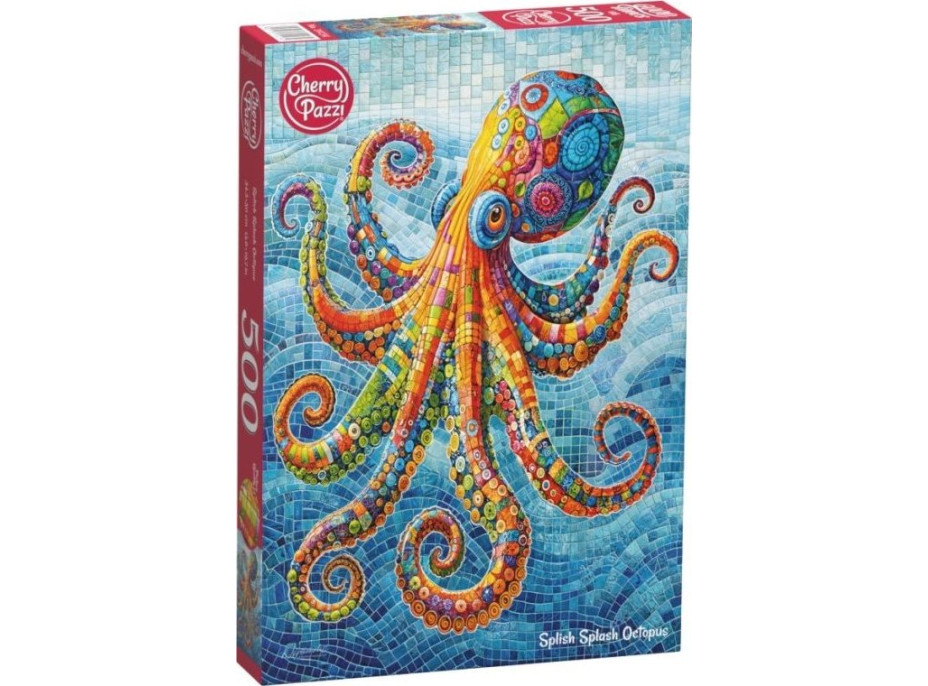 CHERRY PAZZI Puzzle Šplouch, šplouch chobotnice 500 dílků