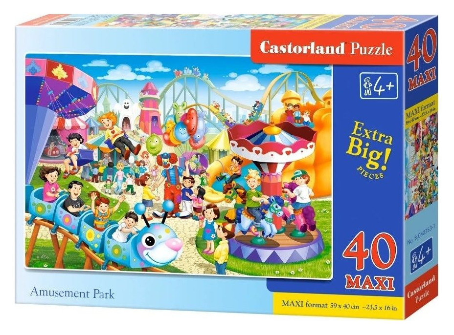 CASTORLAND Puzzle Zábavní park MAXI 40 dílků