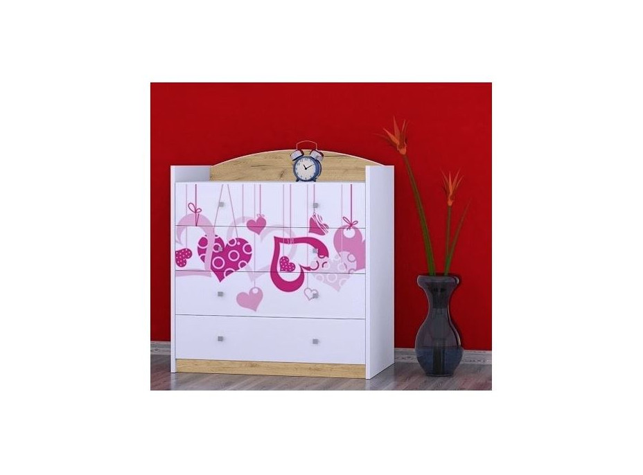 Dětská komoda FALL IN LOVE - TYP 6