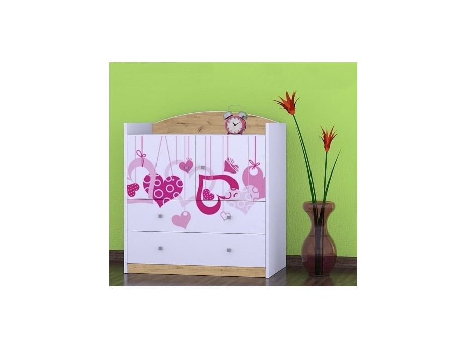 Dětská komoda FALL IN LOVE - TYP 7