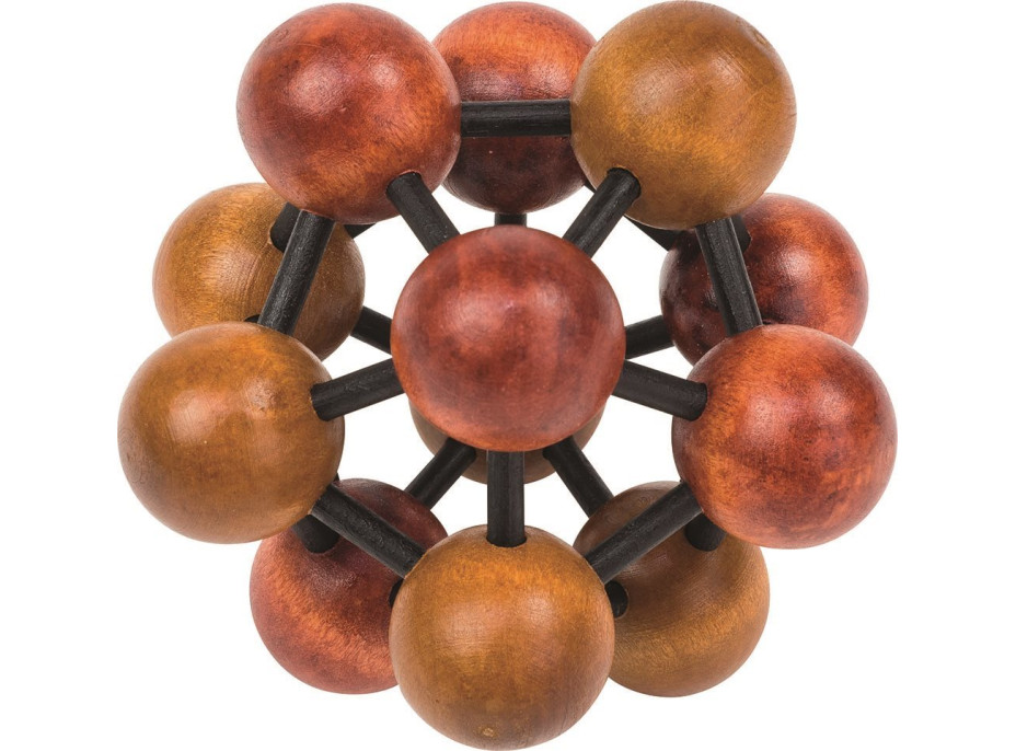 PROFESSOR PUZZLE Dřevěný hlavolam Atom