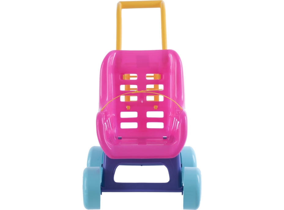 TEDDIES Kočárek pro panenky Buggy Sport růžovo-fialový 1ks (mix)