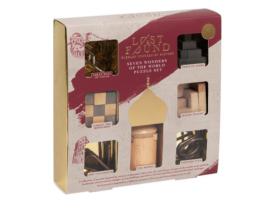PROFESSOR PUZZLE LOST&FOUND: Hlavolam Sedm divů světa 7v1