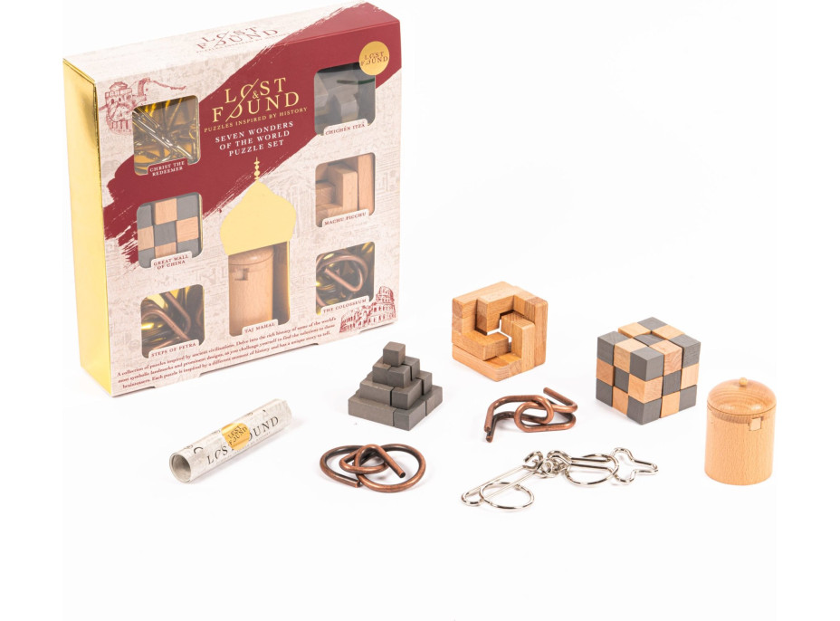 PROFESSOR PUZZLE LOST&FOUND: Hlavolam Sedm divů světa 7v1