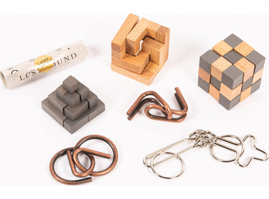 PROFESSOR PUZZLE LOST&FOUND: Hlavolam Sedm divů světa 7v1