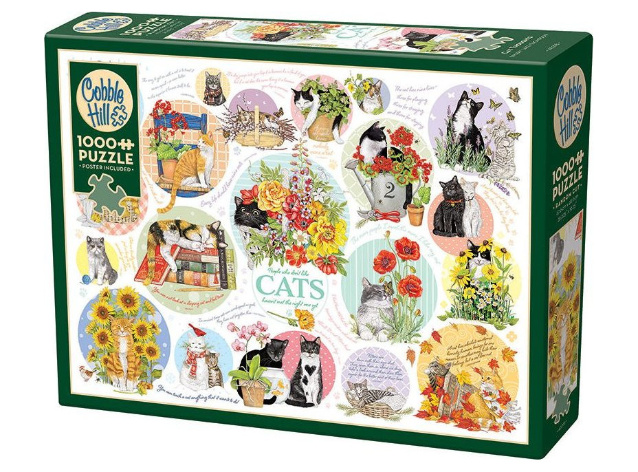 COBBLE HILL Puzzle Kočicčí myšlenky 1000 dílků